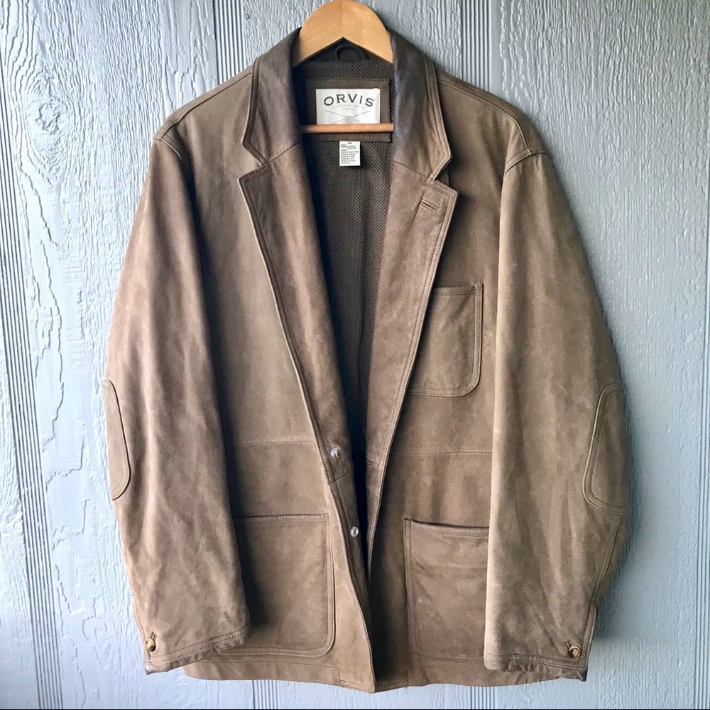 ❗️Sale❗️Vintage Orvis Leather SportingJacket
